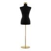 Female Mannequin Torso Display Stand Manikin Dress Form Dressmakers Sewing Fashion Tripod Base 160-177CM Black