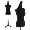 Female Mannequin Display Stand Dummy Model Manikin Dressmakers Dress Form Tripod Base 147-168CM Black