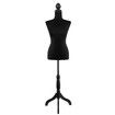 Female Mannequin Display Stand Dummy Model Manikin Dressmakers Dress Form Tripod Base 147-168CM Black