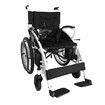 Auswheel Wheelchair Electric Mannual Mobility Aid Foldable Lightweight Medical Equipment Self Propelled Black