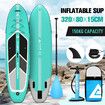 Stand Up Paddle Board Paddleboarding SUP Inflatable Surfboard with Paddle Backpack Leash Pump