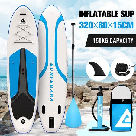 Stand Up Paddle Board SUP Paddleboard Inflatable Surfboard with Paddle Pump Leash  