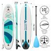 Inflatable Stand Up Paddle Board SUP Surfboard Paddleboard with Paddle Backpack Leash Pump