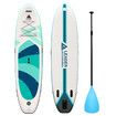 Inflatable Stand Up Paddle Board SUP Surfboard Paddleboard with Paddle Backpack Leash Pump