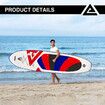 Stand Up Paddle Board Inflatable SUP Surfboard Paddleboarding with Paddle Backpack Leash Pump 