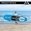 Inflatable Stand Up Paddle Board SUP Paddleboarding Surfboard with Paddle Backpack Leash