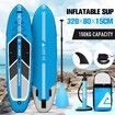 Inflatable Stand Up Paddle Board SUP Paddleboarding Surfboard with Paddle Backpack Leash