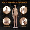 Female Mannequin Full Body 175CM Manikin Torso Display Stand Dress Form Adjustable Detachable Skin Tone