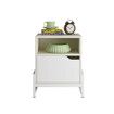 Bedside Table Bedroom Storage Cabinet Nightstand Modern Wood Furniture