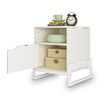 Bedside Table Bedroom Storage Cabinet Nightstand Modern Wood Furniture