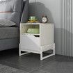 Bedside Table Bedroom Storage Cabinet Nightstand Modern Wood Furniture