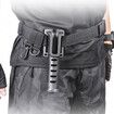 Adjustable Fishing Waist Belt Padded Fishing Rod Holder Portable Pole Inserter Multi-function Rack Tackle Carry Strap