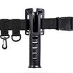 Adjustable Fishing Waist Belt Padded Fishing Rod Holder Portable Pole Inserter Multi-function Rack Tackle Carry Strap