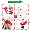 59pcs 3D Puzzle Santa Claus Building Model Kit Christmas Decor Gifts Assemble Size 27x18x35.5cm