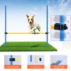 Pawise Dog Agility Equipment Set 28 PCS Pet Obstacle Training Course Tunnel Poles Pause Box Carrying Bags