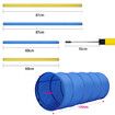 Pawise Dog Agility Equipment Set 28 PCS Pet Obstacle Training Course Tunnel Poles Pause Box Carrying Bags