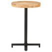 vidaXL Bistro Table Round diameter 50x75 cm Rough Mango Wood