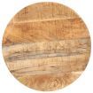 vidaXL Bistro Table Round diameter 50x75 cm Rough Mango Wood