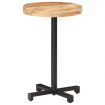 vidaXL Bistro Table Round diameter 50x75 cm Rough Mango Wood