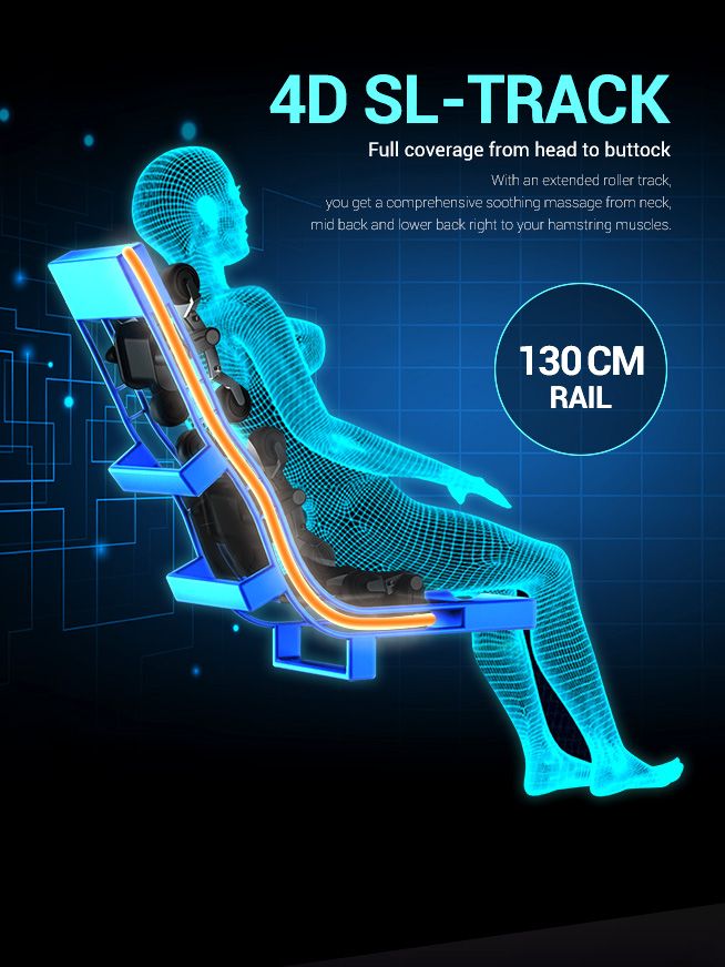 HOMASA 4D Massage Chair Zero Gravity Recliner Electric Massager Full