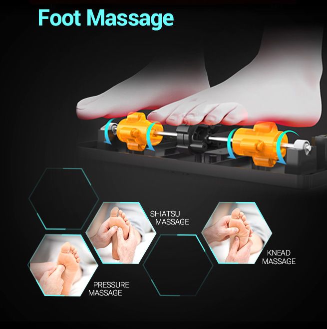 HOMASA 4D Massage Chair Zero Gravity Recliner Electric Massager Full