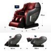 HOMASA 4D Massage Chair Zero Gravity Recliner Electric Massager Full Body Red