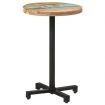 Bistro Table Round Ø50x75 cm Solid Reclaimed Wood