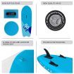 Stand Up Paddle Board SUP Paddleboarding Inflatable Surfboard with Paddle Leash Backpack Pump