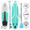 Stand Up Paddle Board SUP Inflatable Paddleboard with Paddle Backpack Leash Pump 