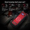 2000A Vehicle Car Boat Jump Starter Multi Device Portable Charger W/ Led Flash Light
