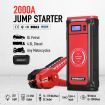 2000A Vehicle Car Boat Jump Starter Multi Device Portable Charger W/ Led Flash Light