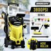 3800Psi High Pressure Washer Concrete Floor Cleaner-Remove Dirt Grime Gunk Oil Rust Mildew Easily