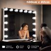 Frameless Lighted Flawless Makeup Hollywood Mirror For Grooming/Dressing  Bright Adjusttable