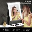 2 Build In Light Strip 3 Color Mode Makeup Hollywood Vanity Mirror Brightness Adjustable