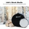 100% Birch Shell Full Size 5-Piece Drum Kit W/ Cymbals Pedal Stool Perfect For Beginners-Blue