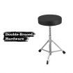 100% Birch Shell Full Size 5-Piece Drum Kit W/ Cymbals Pedal Stool Perfect For Beginners-Black