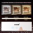 3 Light Color Hollywood Make Up Vanity Mirror Adjustable Warm Yellow,Daylight,Cool White Brightness