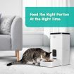 6L Wifi App Remote Control Automatic Pet Feeder Dog Cat Food Dispenser W/Voice Recorder 10 Meals/Day