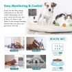 6L Wifi App Remote Control Automatic Pet Feeder Dog Cat Food Dispenser W/Voice Recorder 10 Meals/Day