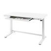 Electric Motorised Stepless Heigh Adjustable Sit Stand Desk W/Charging Ports Kid Safety Lock