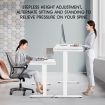 Electric Motorised Stepless Heigh Adjustable Sit Stand Desk W/Charging Ports Kid Safety Lock