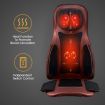 16 Nodes Neck Back Air & Shiatsu Massage Cushion Car Seat Massager-Red