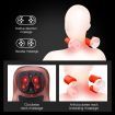 16 Nodes Neck Back Air & Shiatsu Massage Cushion Car Seat Massager-Red