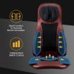 16 Nodes Neck Back Air & Shiatsu Massage Cushion Car Seat Massager-Red