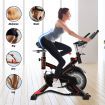 Belt Driven Quiet&Smooth Run Exercise Bike Indoor Cycling W/Adjustable Resistance,Anti Shock System