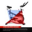 Spin Exercise Bike Stationary Bicycle Indoor Cycling W/Flat Ground,Stand Up,Off Road,Climb Modes