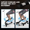 Sit / Stand Magnetic Cross Trainer Elliptical Machine Knee Protecting Design