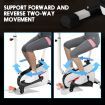 Sit/Stand Height&Resistance Adjustable Magnetic Elliptical Machine Cross Trainer Burn Fat Quickly