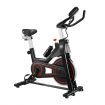 Home Gym Spin Exercise Bike Stationary Bicycle W/Flat Ground,Stand Up,Off Road,Climb Modes