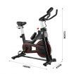 Home Gym Spin Exercise Bike Stationary Bicycle W/Flat Ground,Stand Up,Off Road,Climb Modes